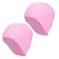 thumbnail image 2 of Gorro de Natación ANGGREK 2 Uds Unisex Adulto Impermeable Cómodo Silicona Piscina CapPink, 2 of 8