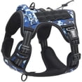 thumbnail image 1 of Tactical Dog Training Harness No Pulling Front Clip Leash Adhesion Reflective K9 Pet Working Vest Easy Control Blue Camo L, 1 of 5