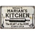 thumbnail image 1 of MARIAN'S Kitchen Farmhouse Sign Gift 8x12 Metal 208120033249, 1 of 1