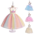 thumbnail image 4 of Vestido de unicornio para niñas, disfraz de Halloween, cosplay, para niños europeos y americanos, 4 of 6