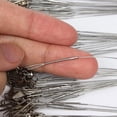 thumbnail image 4 of strola Toys 60pcs Saltwater Fishing Leaders Stainless Steel Wire Rigs with Swivels 8kg-12kg Test Pre-Tied Fishing Leaders 20 Cards, 4 of 9
