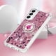 thumbnail image 5 of Funda para Samsung Galaxy A05S con Brillo Líquido Flotante, Purpurina, Parachoques y Anillo Giratorio Soporte, 5 of 5