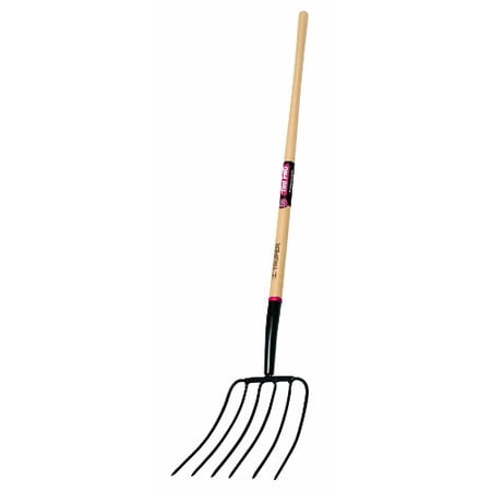 Truper 30317 Tru Pro 54-Inch Manure Fork 6-Tine Ash Handle