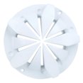 thumbnail image 4 of 8 Inch Round Shape Anti Clip Hair Pool Main Drain Swimming Pool Accessories Fittings White, 4 of 8