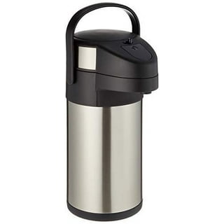 TIGER Non-Electric Stainless Steel Thermal Air Pot Beverage Dispenser with  Glass Liner 3.0L