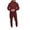 Wine Red, variant on COOFANDY Men's Tracksuit 2 Piece Hoodie Sweatsuit Sets Casual Jogging Athletic Suits