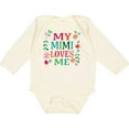 thumbnail image 3 of Inktastic My Mimi Loves Me Girls Girls Long Sleeve Baby Bodysuit, 3 of 5
