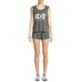 thumbnail image 3 of AC/DC Women's and Women's Plus Tank Top, Shorts and Socks, 3-Piece Sleep Set, 3 of 5