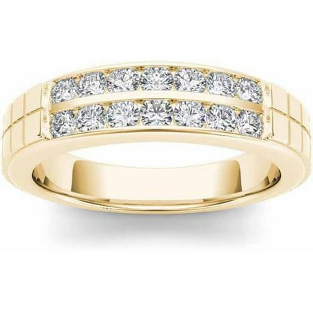 Imperial 3/4 Carat T.W. Diamond Men's 14kt Yellow Gold Wedding Band