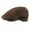 Coffee, variant on Adult British Style Retro Beret Autumn Winter Knitted Cap with Baseball Brim Casual Beret Hats for Women RD1