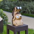 thumbnail image 4 of 1X Resin Ornament Clearance! Garden Decor Yard Outdoor Decorations: Patio Statues Solar Powered Outside Front Porch Sculpture Cute Animal Ornaments, 4 of 5