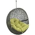 thumbnail image 4 of Modway Hide Outdoor Patio Swing Chair With Stand in Gray Peridot, 4 of 8
