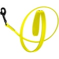 thumbnail image 7 of DogLine - Biothane Waterproof Dog Leash Strong Coated Nylon Webbing with Black Hardware Odor-Proof for Easy Care Clean High Performance for Small or Large Dogs(Neon Yellow: Width 1/2" | L: 48"(4ft)), 7 of 7