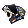 thumbnail image 2 of Casco Roda Rush Azul Mate Warrior Mica Humo Abatible Svs azul L, 2 of 5
