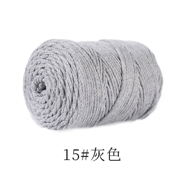Xiao Hua Hilo para ganchillo - Suave y fácil de trabajar, ideal para bufandas, gorros, mantas y proyectos de bricolaje - Hilo premium para ganchillo, perfecto para principiantes y expertos, gris