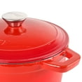 thumbnail image 5 of BergHOFF Neo 3pc Cast Iron Cookware Set, Grill Pan & Round Dutch Oven, Red, 5 of 7
