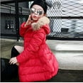 thumbnail image 3 of YOUI-GIFTS Girls Winter Parka Down Coat Puffer Jacket Tutu Overcoat with Fur Hood 4-10T, 3 of 6