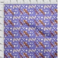 thumbnail image 4 of oneOone Velvet Medium Purple Fabric Asian Japanese Koi Fish Dress Material Fabric Print Fabric By The Yard 58 Inch Wide, 4 of 4