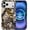 Dinosaur Fossil, variant on for iPhone 17 6.3", Shockproof Anti-Slip with Full-Body Protection Cover, Frosted Matte Textured Fashion Print Design for Girls Boys Forest Frog