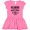 Raspberry with Polka Dots, variant on Inktastic Delaware Awesome Since 1787 Girls Toddler Dress