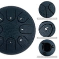 thumbnail image 2 of Tambor de Lengüetas de Acero Ubblove 8 Notas 15 cm Negro, 2 of 8