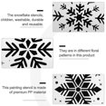 thumbnail image 2 of 6 Pcs Stencils Crafts Merry Christmas Snowflake Stencil Winter Holiday Stencils Drawing Template Holiday Stencils, 2 of 3