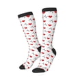 thumbnail image 2 of Balery Heartbeat Symbol Fun Novelty Socks Men'S Women'S Crew Socks Funny Crazy Novelty Socks Quirky And Cool Socks, 2 of 9