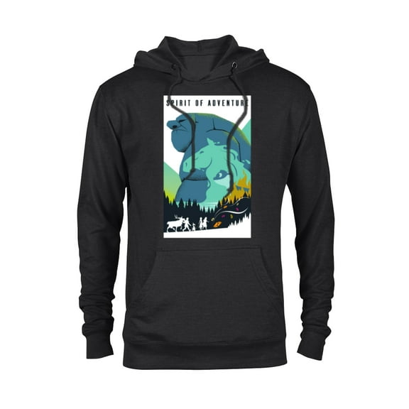 Disney Frozen 2 Spirit of Adventure Poster T-Shirt - Pullover Hoodie for Adults - Customized-Black