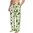 thumbnail image 6 of Naloa Green Avocado Pajama Pants Men, PJ Bottoms, Sleep & Lounge Pants-Medium, 6 of 6