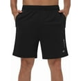 thumbnail image 4 of QPNGRP Men's 7" Athletic Basketball Shorts Workout Gym Quick Dry Shorts Lightweight Mesh Running Shorts Black L, 4 of 7