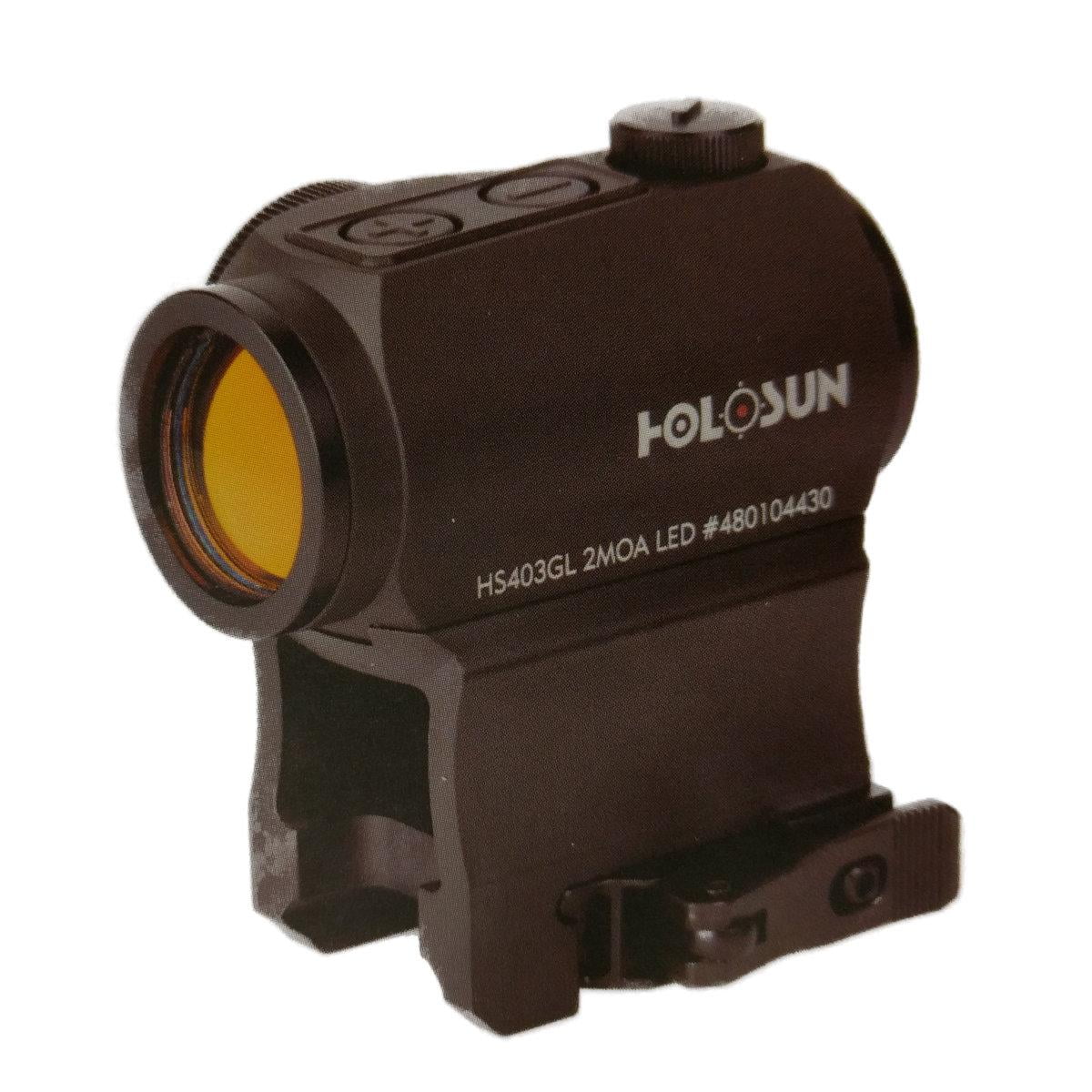 Holosun HS403GLQD 2 MOA Red Dot Sight w/Quick Detach Mount, 50,000