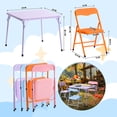 thumbnail image 4 of Homy Casa Kids Play Table and 4 Chairs Set, Ideal for Toddler Daycare Preschool Classroom Playroom, 4 of 8