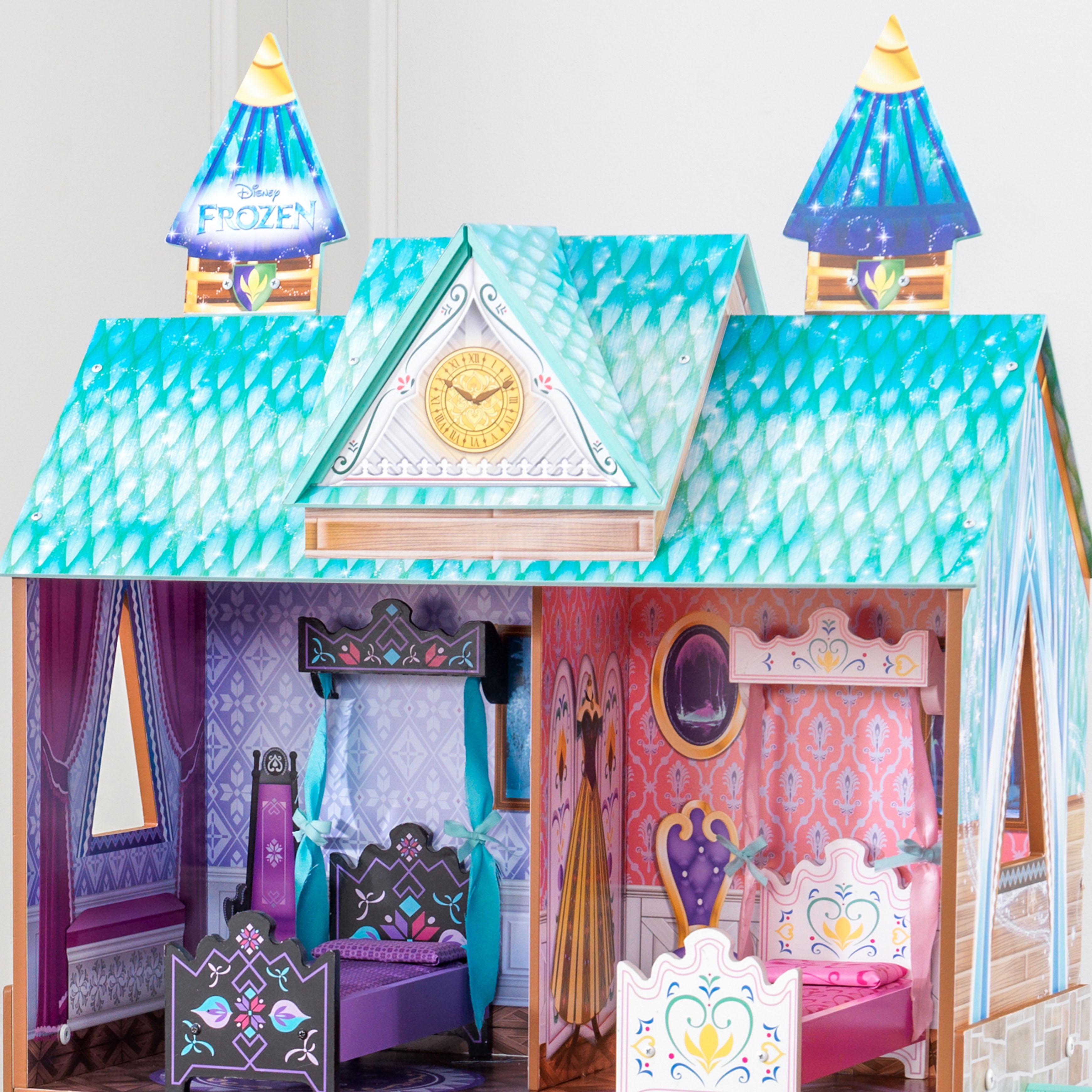 frozen elsa doll house