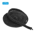 thumbnail image 3 of Uxcell 3/8"x 1/8"x73" Wood Stove Gasket, 2 Pcs Graphite Fiberglass Flat High Temperature Resistance Seal Rope, Black, 3 of 6