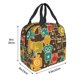 thumbnail image 3 of Easygdp Robot and Monsters Bolsa Térmica Premium - Tela Oxford Impermeable, Gran Capacidad, Bolsillo Frontal, Unisex para Trabajo, Escuela, Actividades al Aire Libre y Picnics, 3 of 8