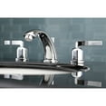 thumbnail image 2 of Kingston Brass KB8961EFL 8 in. Widespread Bathroom Faucet, Polished Chrome, 2 of 5