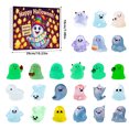 thumbnail image 2 of Uxgjfwu Glow in the Dark Advent Calendar, 3D Resin Halloween Christmas Countdown Calendar with Night Light for Home Decor Party Gift, 2 of 8