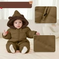 thumbnail image 3 of Combinaison à Capuche pour Enfants Combinaison Ours Veste Chaude pour Garçons, 3 of 6