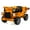 Orange, variant on CazToi Dual 12V 35W Motors Electric Ride On Construction Truck Perfect for Kids Aged 36 Months and Up