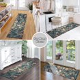 thumbnail image 6 of Yayeee Runner Rug for Bedroom 2'x6' Machine Washable Hallway Non Slip Mat, Flowers Cat, 6 of 8