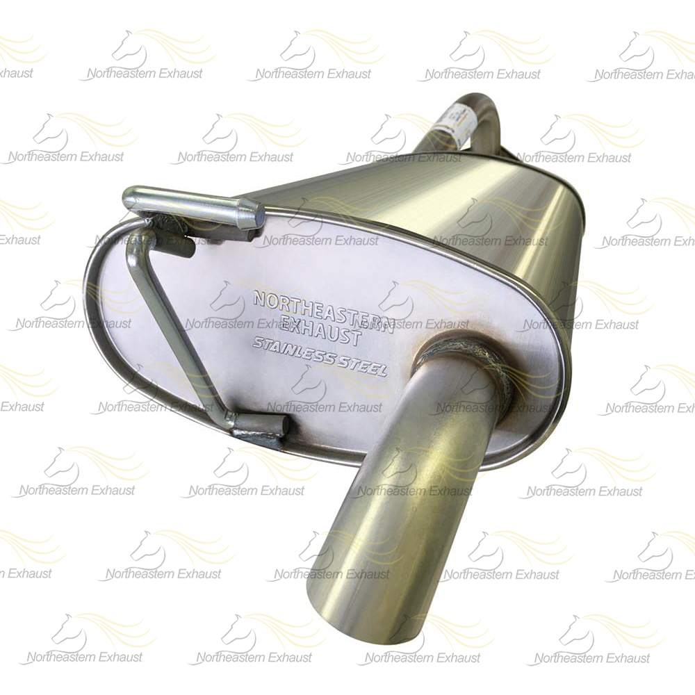 Northeastern Exhaust Resonator Muffler Fits 2005-2008 Toyota Corolla 1.8L - Direct Fit | Stainless Steel Complete System