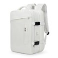 thumbnail image 1 of Mochila de transporte unisex con puerto USB Bolsa para computadora portátil para hombres y mujeres (Crescent white), 1 of 7