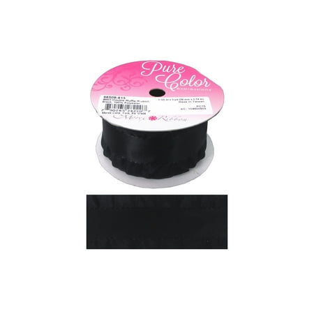 Gm Ribbon - Morex Ribbon Dbl Ruffle 1.5