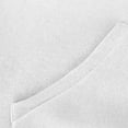 thumbnail image 5 of Lovskoo Women's Half Zip Cropped Hoodies Sweatshirt Fleece Lined Pullover Lapel Collar Winter Clothes 2023 Outfits Outerwear Coat White, 5 of 6