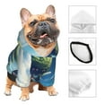 thumbnail image 3 of Salouo Fantasy Treehouse Planet Scene Pattern Small Dog Hoodie Sweatshirts Dog Clothes Coat Clothing Puppy Sweater Outfit Pullover Pet Winter Coat Sweater Outfit-X-Small, 3 of 7