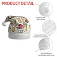 thumbnail image 6 of Cauagu Ice Cream for Adult Christmas Hat,1-Pack Xmas Holiday Hat Santa Hat for Women & Men Festive Headwear Accessories Fit for Christmas/New Year/Party, 6 of 6