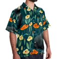 thumbnail image 2 of Platypus Men's Short Sleeve Poplin Shirts with Spread Collar Tops, Casual Printed Button Down Short Summer Beach Shirts for Men and Women, 2 of 6