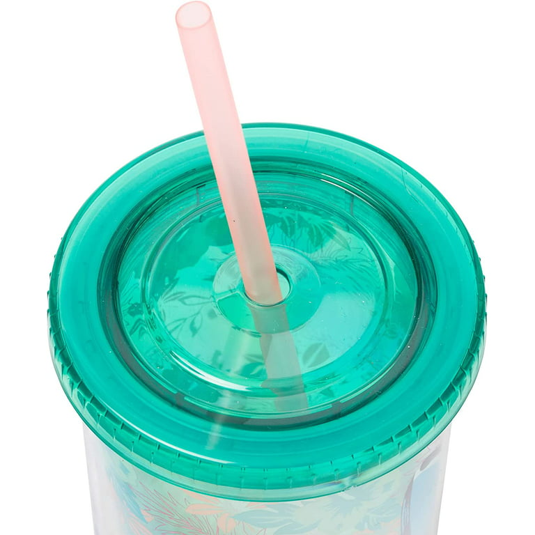 Disney Lilo & Stitch Thirsty Tumbler With Lid and Straw, Holds 32 Ounces