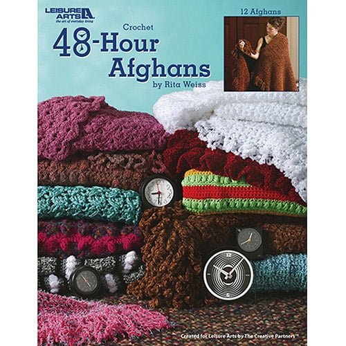 Leisure Arts Crochet 48-Hour Afghans Bk - Walmart.com - Walmart.com