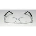 thumbnail image 3 of NEW FENDI 896 WOMENS/LADIES RECTANGULAR FULL-RIM CLEAR CRYSTAL / BLACK FRAME DEMO LENSES 54-15-135 FLEXIBLE HINGES EYEGLASSES/EYEWEAR, 3 of 8